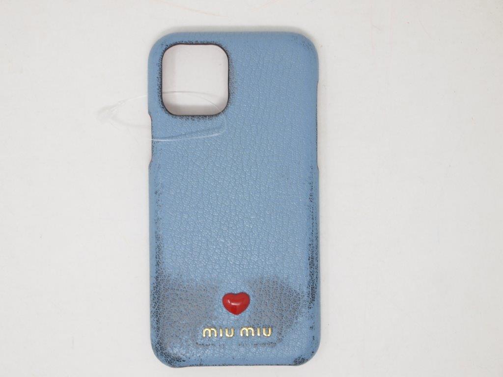 ミュウミュウ miu miu　iphoneケース　スマホケース　ミニポーチ約W160×H95×D35