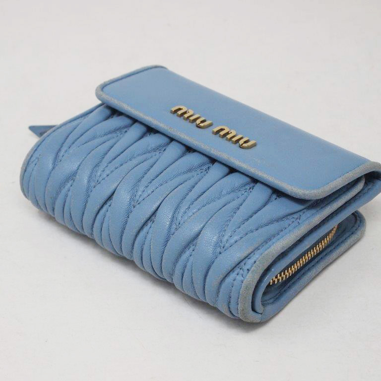 ミュウミュウ（MIUMIU）財布｜クリーニング・修理事例 - 小羽皮革